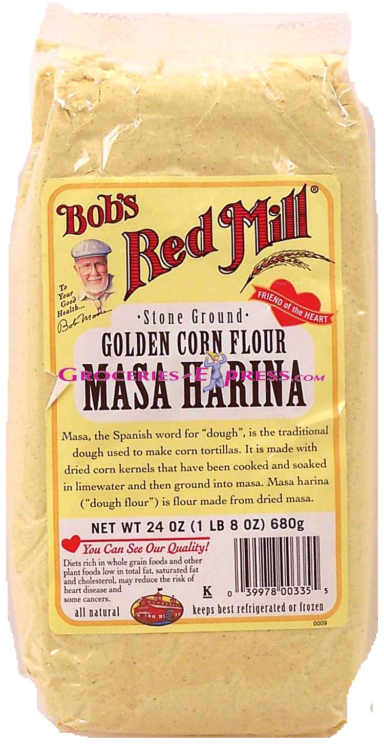 Bob's Red Mill&nbsp;&nbsp;masa harina golden corn flour for authentic mexican tortillas Full-Size Picture